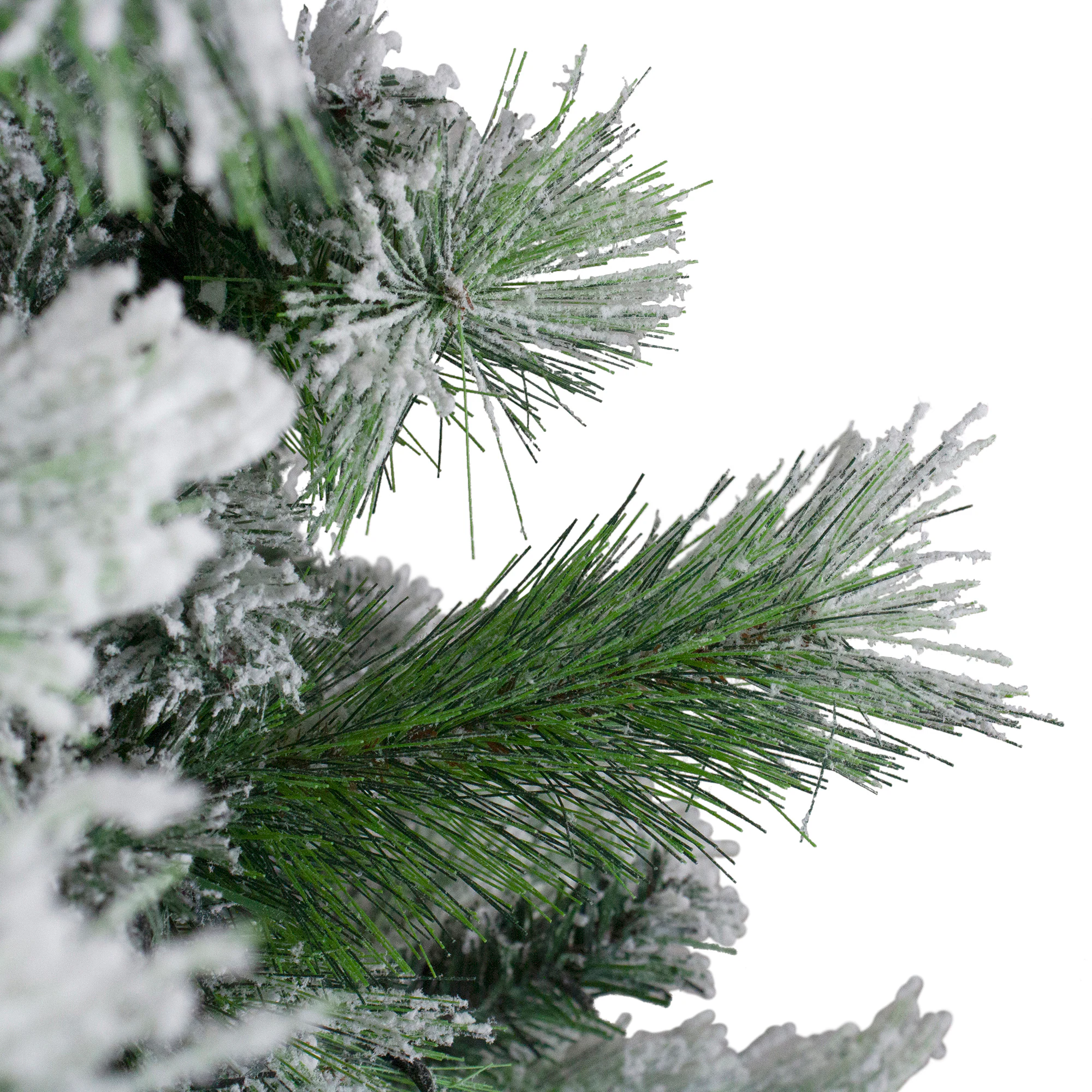Northlight 6.5-ft Spruce Flocked Artificial Christmas Tree