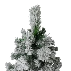 Northlight 6.5-ft Spruce Flocked Artificial Christmas Tree