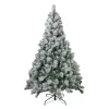 Northlight 6.5-ft Spruce Flocked Artificial Christmas Tree