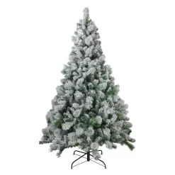 Northlight 6.5-ft Spruce Flocked Artificial Christmas Tree