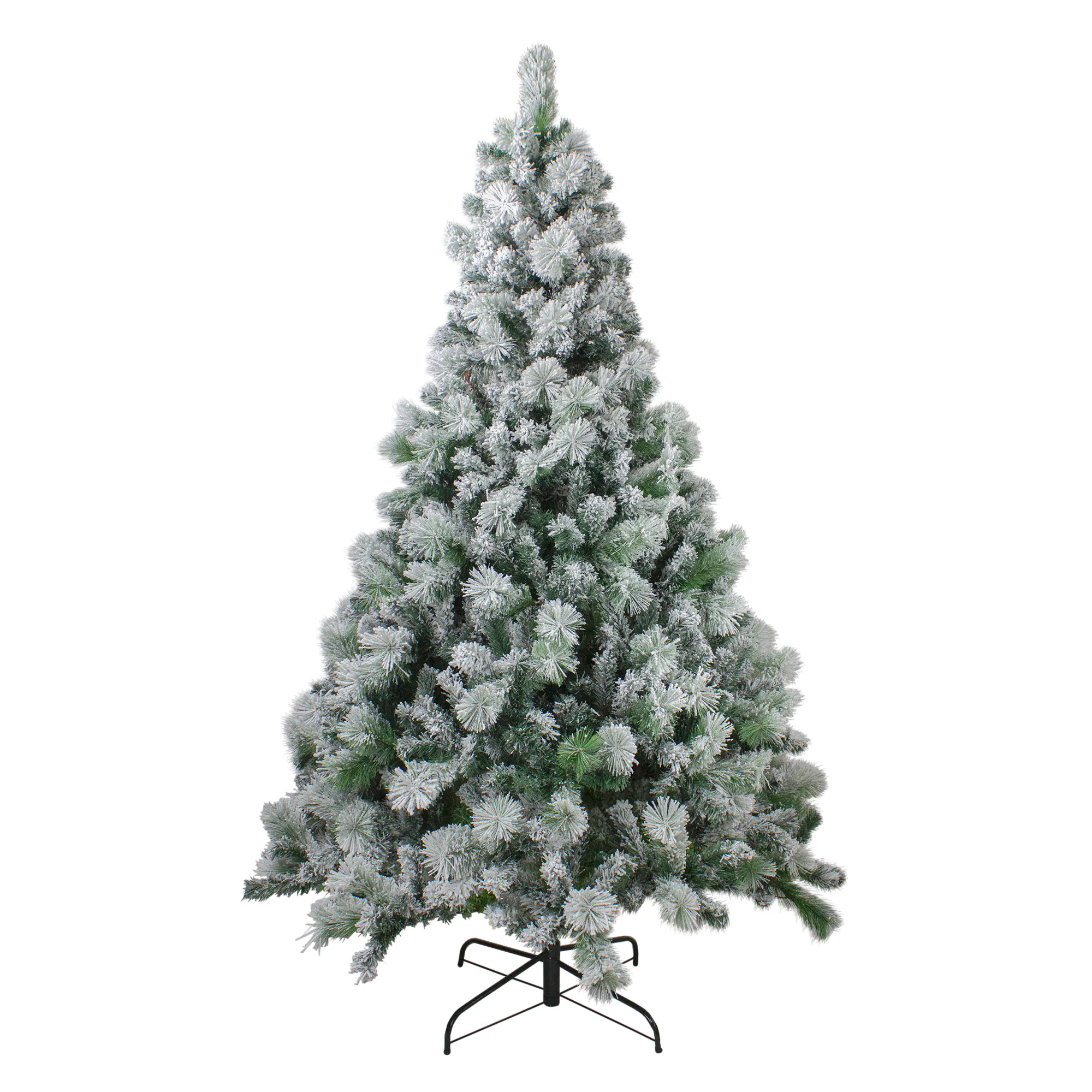 Northlight 6.5-ft Spruce Flocked Artificial Christmas Tree