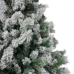 Northlight 6.5-ft Spruce Flocked Artificial Christmas Tree