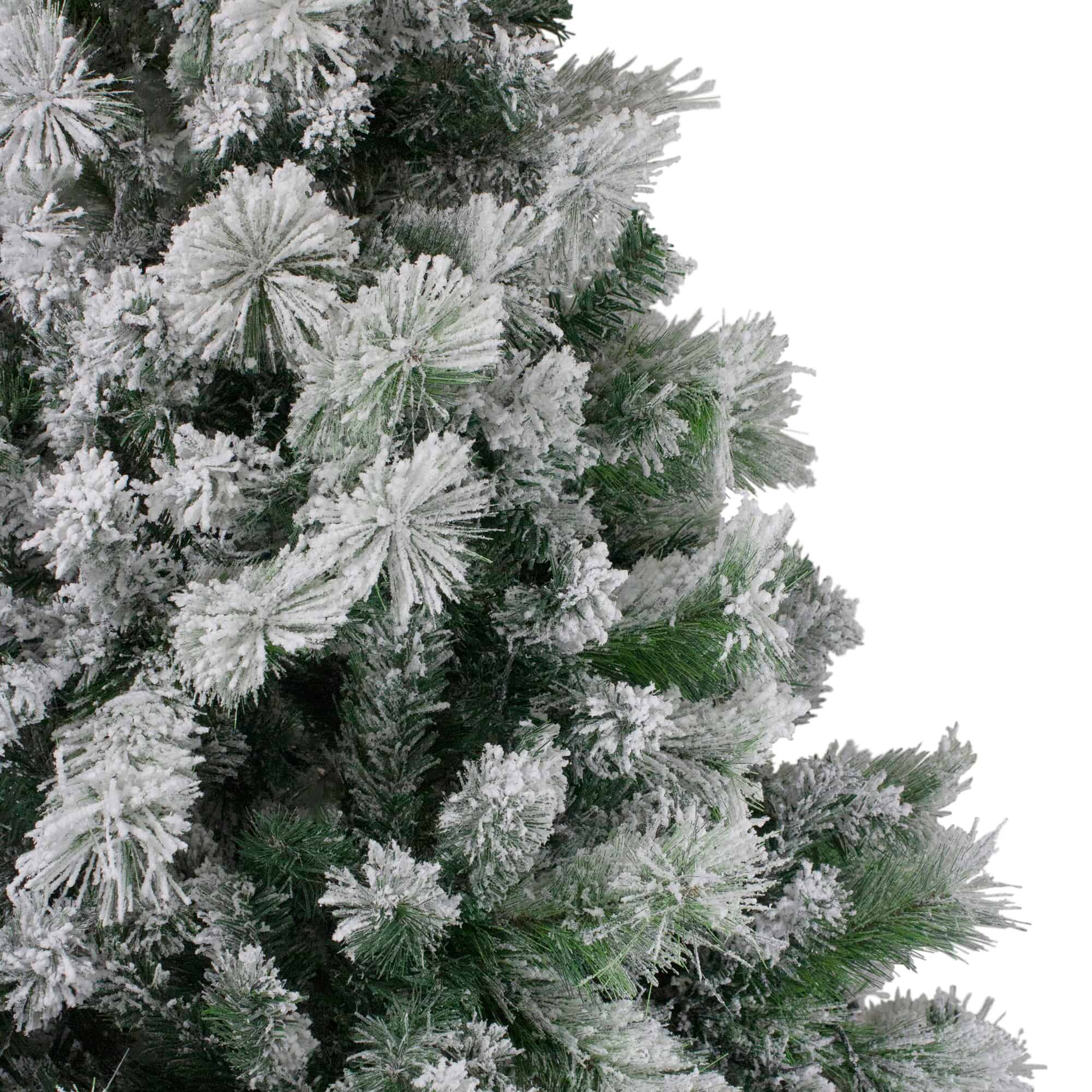 Northlight 6.5-ft Spruce Flocked Artificial Christmas Tree