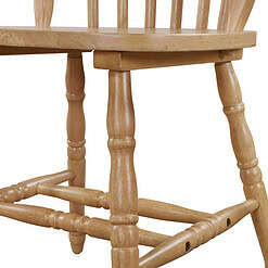 Better Homes and Gardens Autumn Lane Windsor Solid Wood Dining Chairs, Light Honey Finish, 2 Pack