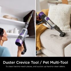 Shark - PowerDetect Clean & Empty Cordless Stick Vacuum & Auto-Empty System with Powerful Suction - Dark Gray