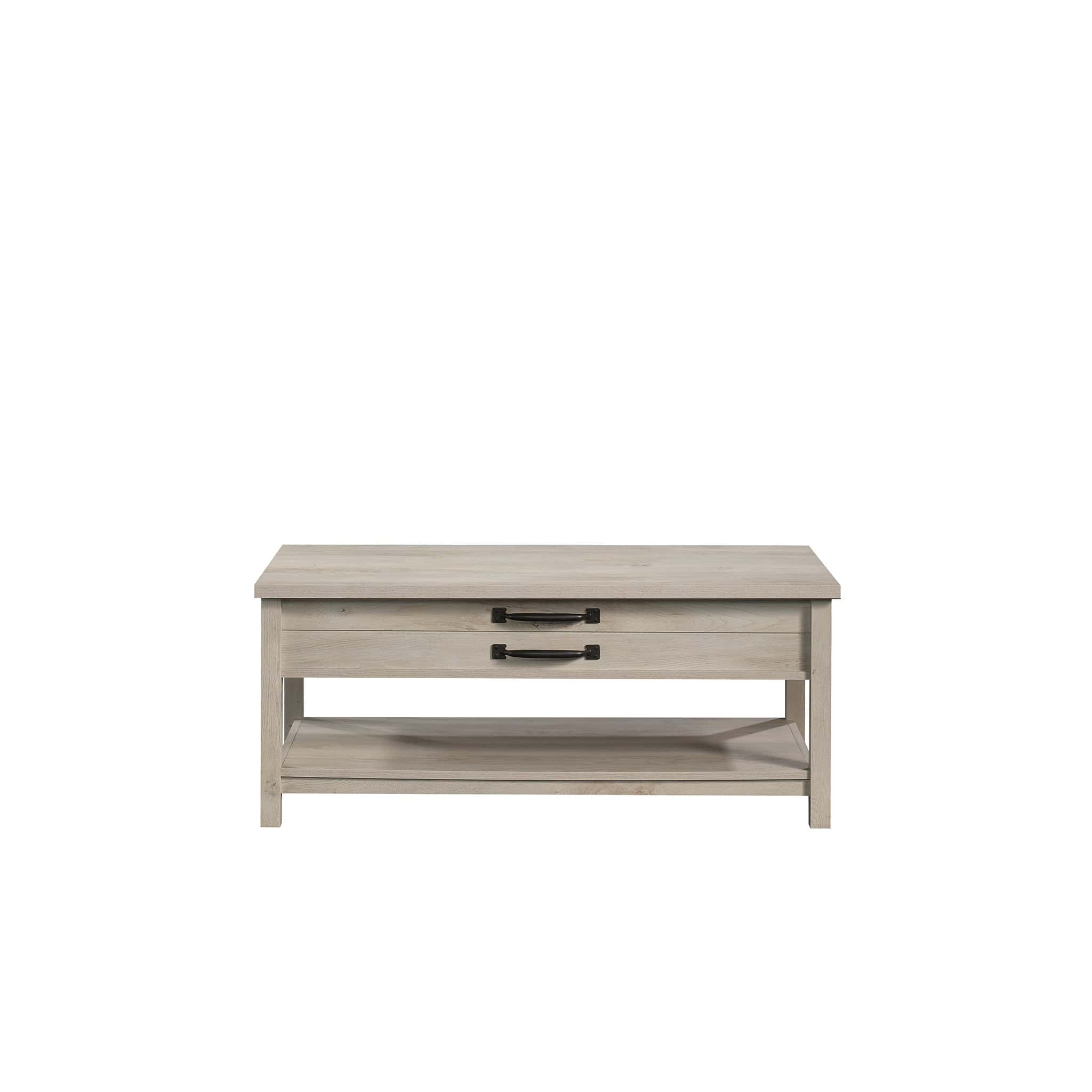 Better Homes & Gardens Modern Farmhouse Lift Top Coffee Table, Rustic White Finish