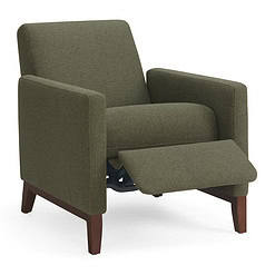 Better Homes & Gardens Reading Push Back Recliner, Olive