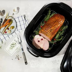 AROMA 22Qt. Roaster Oven with High-Dome Lid (ART-732SBH)