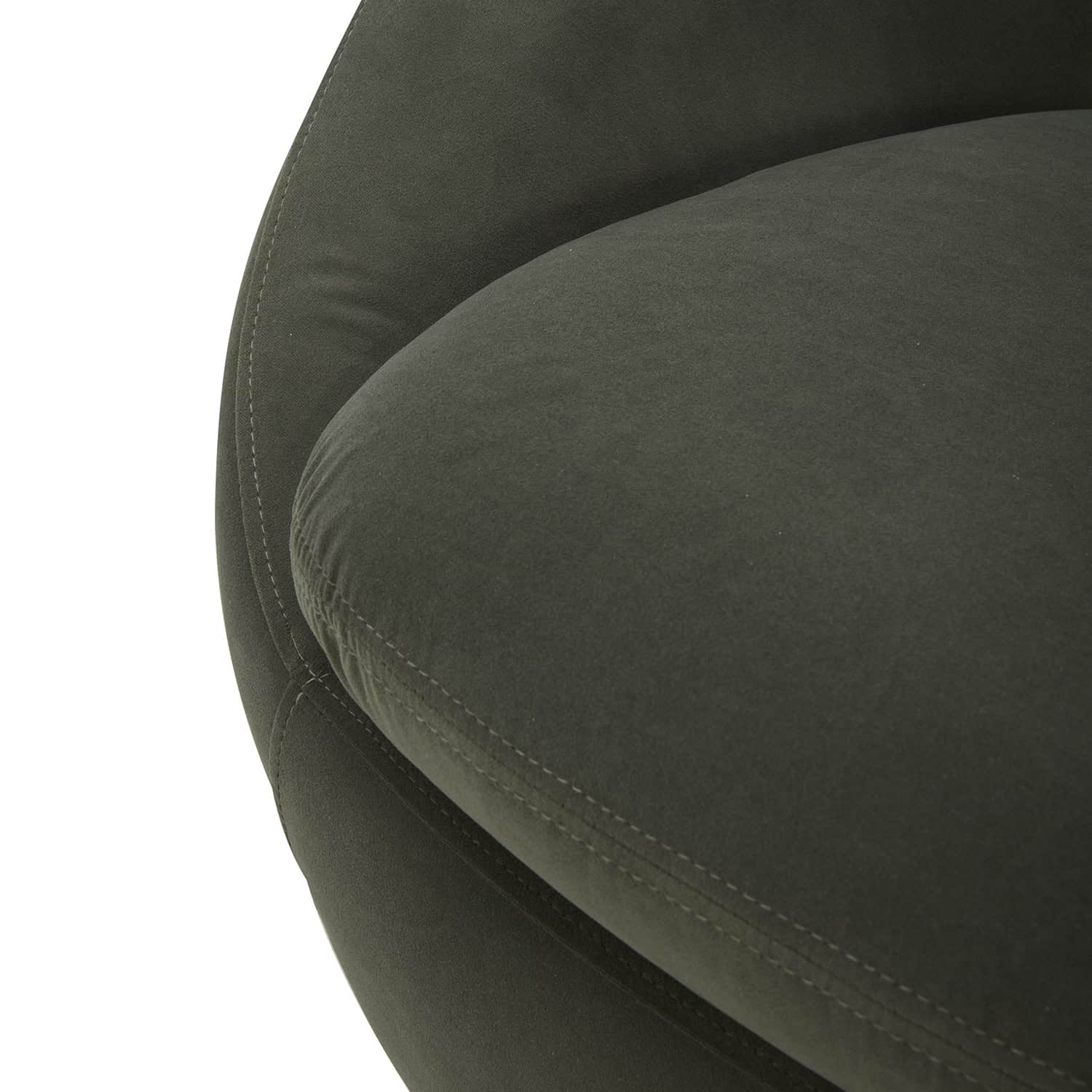 Better Homes & Gardens Mira Swivel Chair, Olive Velvet