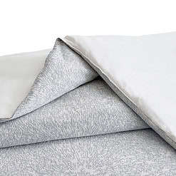 Better Homes & Gardens 3-Piece Silver Abstract Chenille Comforter Set, Full/Queen
