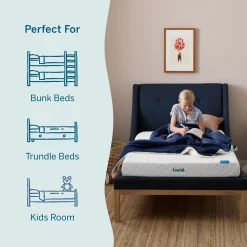 Lucid Bliss 5" Gel Memory Foam Mattress, Twin