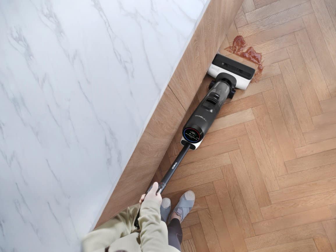 Tineco - Floor Washer Flashdry Cordless Mop & Vacuum Cleaner - 6 Series - Black