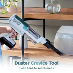 Shark - Clean & Empty Cordless Stick Vacuum & Auto-Empty System, Self Cleaning Brushroll, HEPA Filtration - White