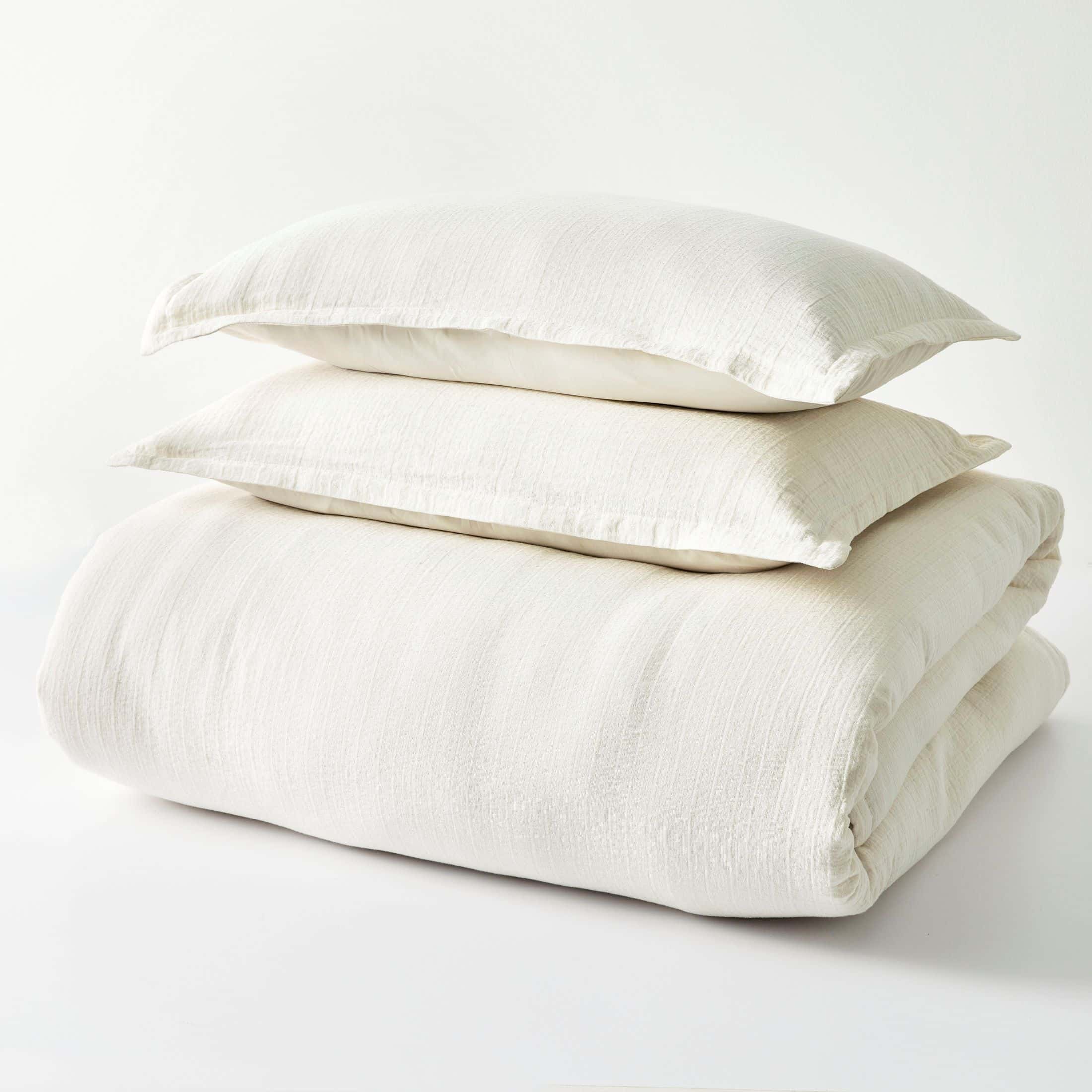 Better Homes & Gardens 3-Piece Cream Gauze Comforter Set, Adult Full/Queen