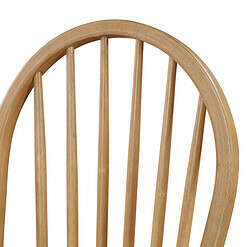 Better Homes and Gardens Autumn Lane Windsor Solid Wood Dining Chairs, Light Honey Finish, 2 Pack