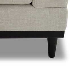 Better Homes & Gardens Springwood Wood Frame Accent Chair, Cream Linen