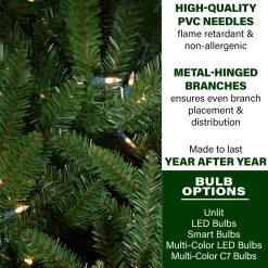 Fraser Hill Farm 9-ft Centerville Pine Artificial Christmas Tree