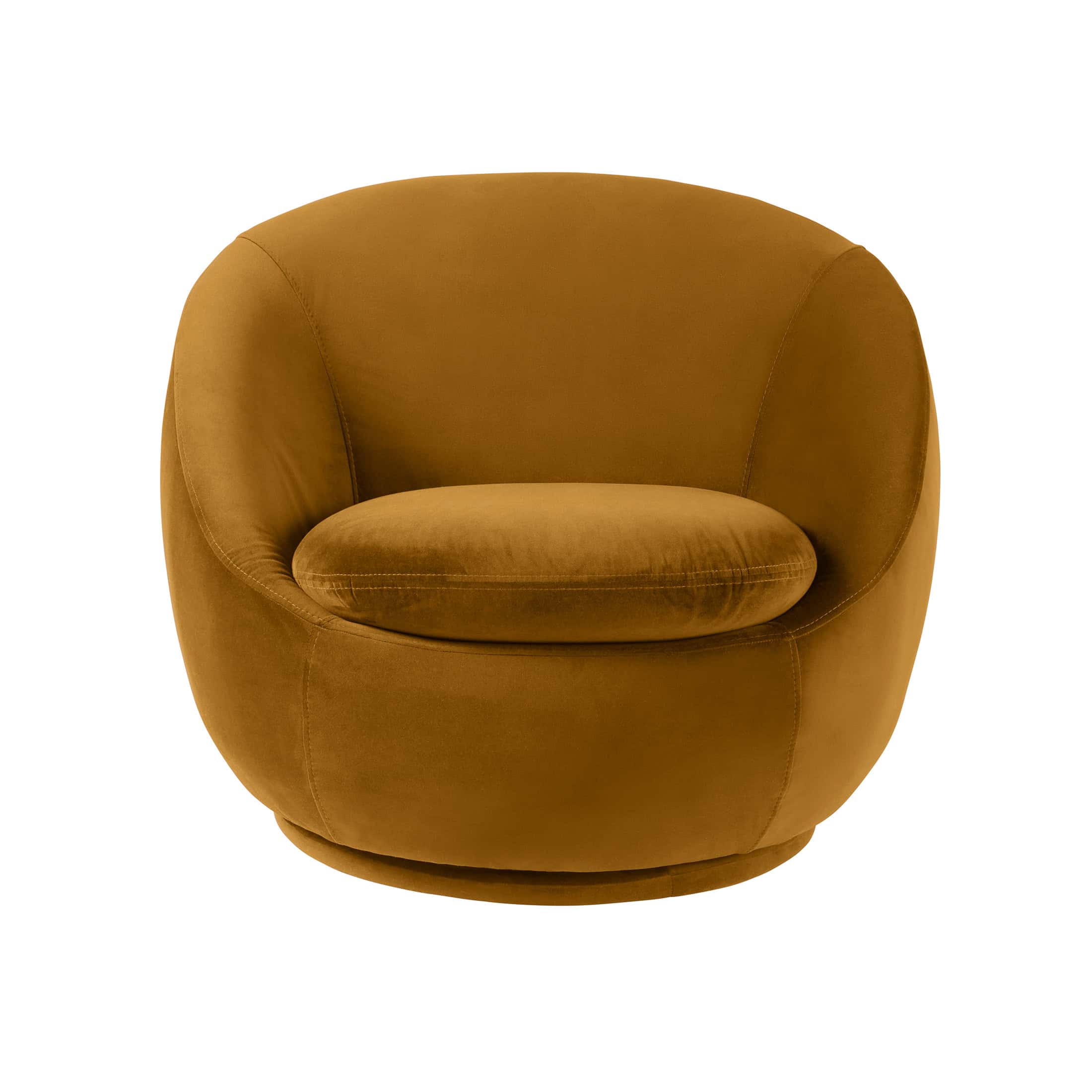 Better Homes & Gardens Mira Swivel Chair, Orche Velvet