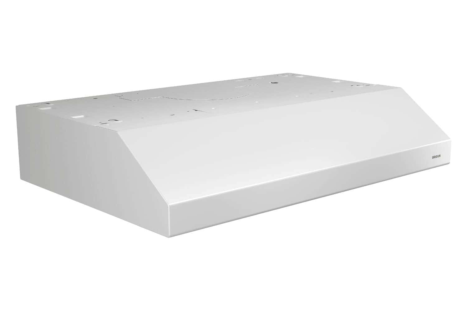 Broan-NuTone BCSD130WW Glacier 30-inch Under-Cabinet 4-Way Convertible Range Hood with 2-Speed Exhaust Fan and Light, White