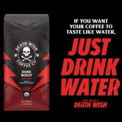Death Wish Coffee - Single Serve Pods - Dark Roast Coffee Pods - Made with USDA Certified Organic (Espresso Roast, 100 Count)