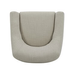 Better Homes & Gardens Emerson Curvy Accent Chair, Cream Linen