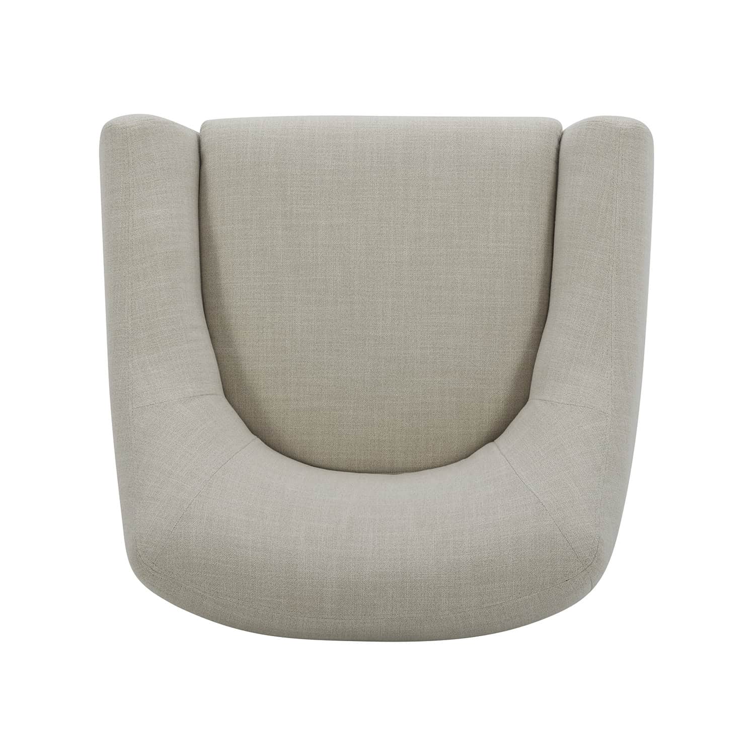 Better Homes & Gardens Emerson Curvy Accent Chair, Cream Linen