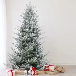 Northlight 6.5-ft Noble Fir Flocked Artificial Christmas Tree
