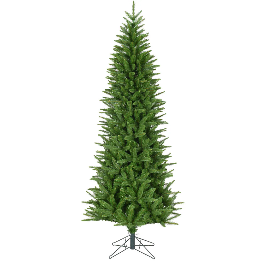 Fraser Hill Farm 9-ft Winter Falls Slim Artificial Christmas Tree