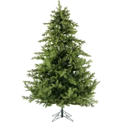 Fraser Hill Farm 7.5-ft Woodside Pine Artificial Christmas Tree