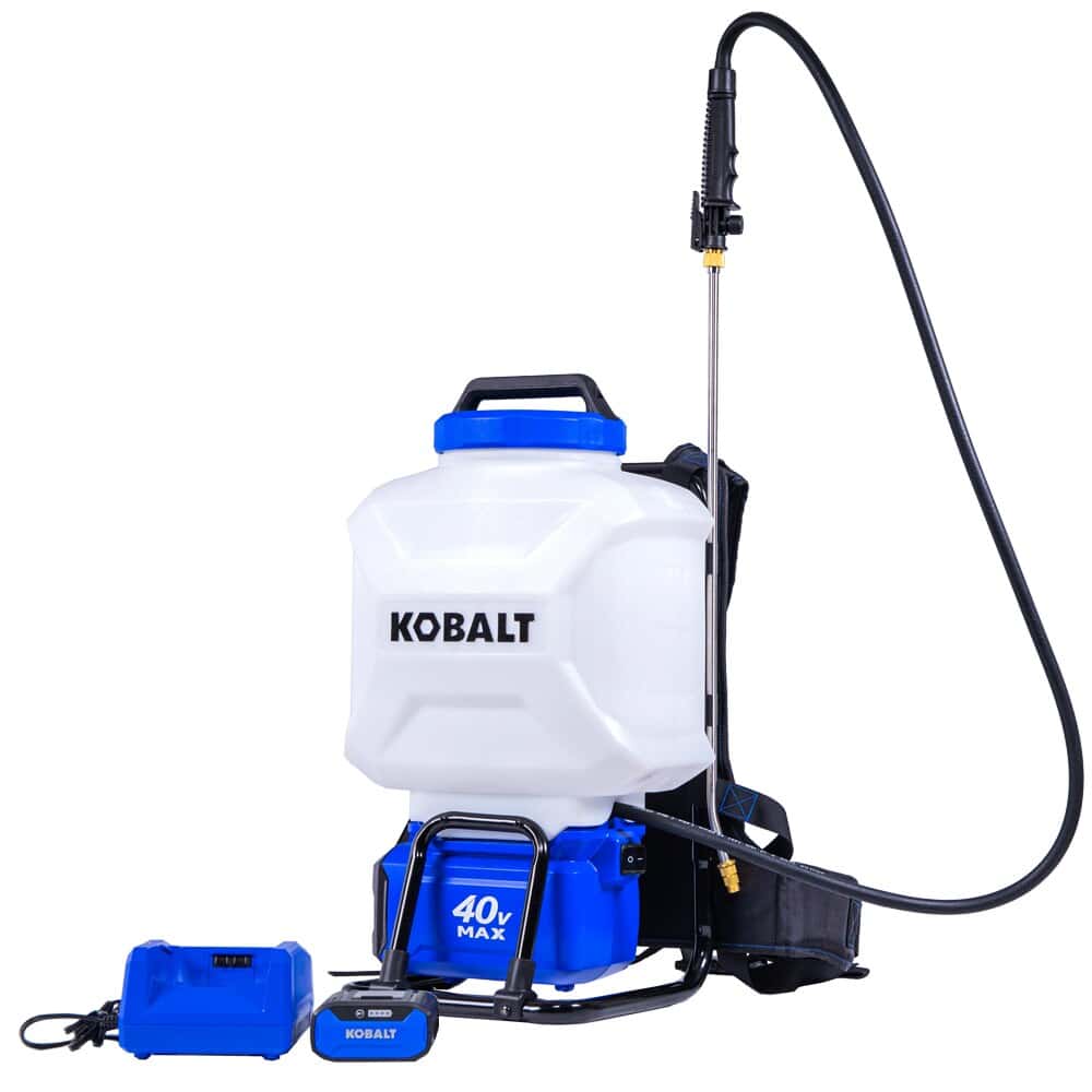 Kobalt 4-Gallon 40-volt Battery Operated Plastic Backpack Sprayer Battery and Charger Included - Image 4