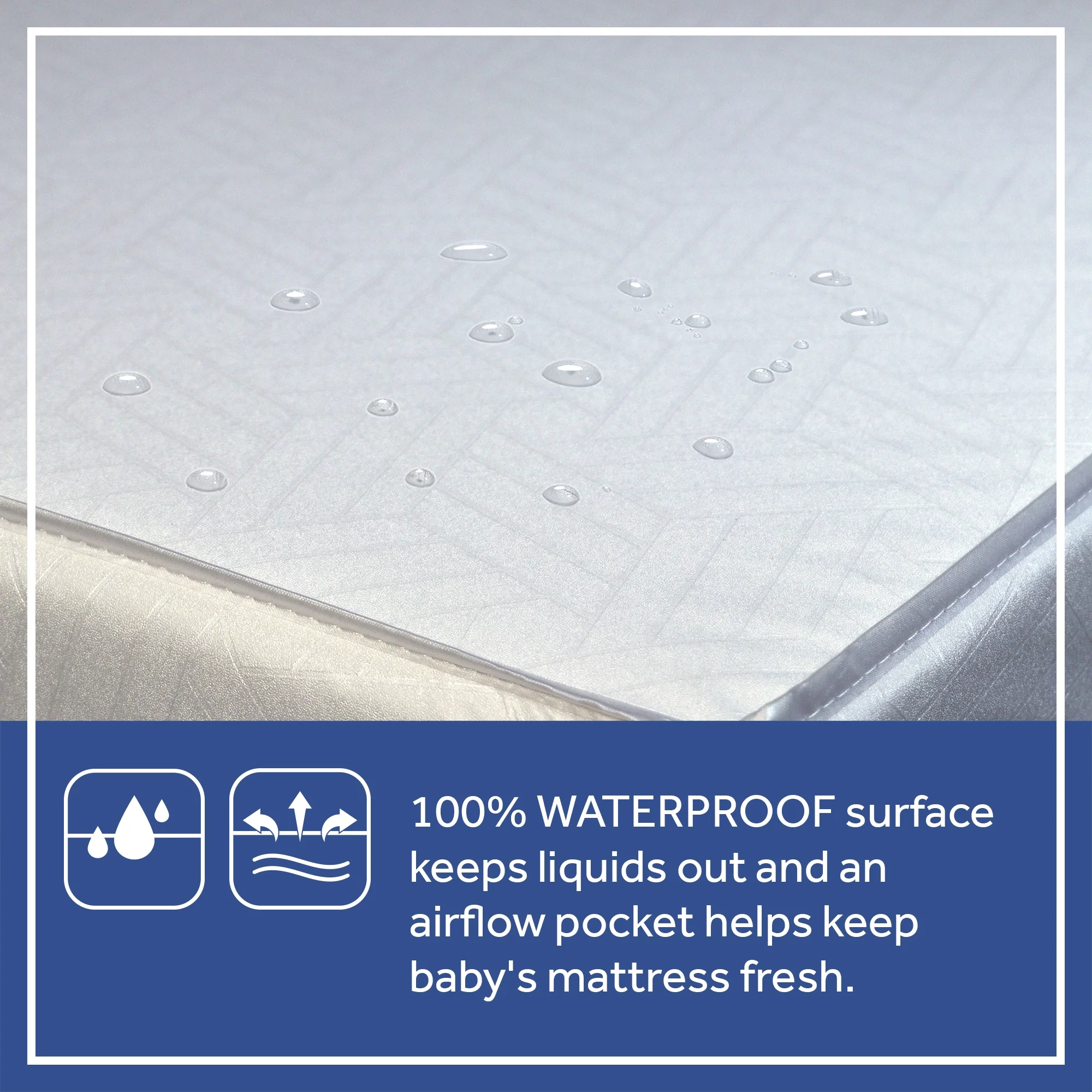 Sealy Serene Duo-Sleek Crib Mattress, 2-Stage Foam Baby Mattress, Toddler Mattress, Waterproof