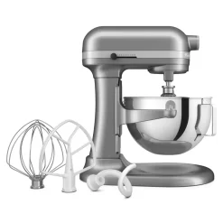 KitchenAid - 5.5 Quart Bowl-Lift Stand Mixer - Contour Silve