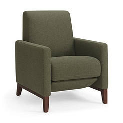Better Homes & Gardens Reading Push Back Recliner, Olive
