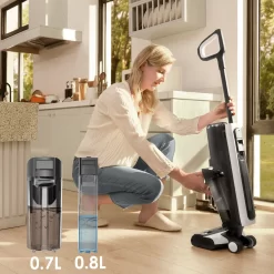 Tineco - Floor Washer Pet Cordless Mop & Vacuum Cleaner - 5 Series - Black