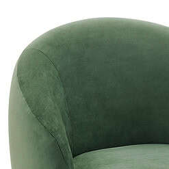 Better Homes & Gardens Mira Kids Swivel Chair, Olive Velvet
