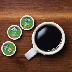 Green Mountain Coffee, Dark Magic Decaf, Single-Serve Keurig K-Cup Pods, Dark Roast, 96 Count (4 Boxes of 24 Pods)