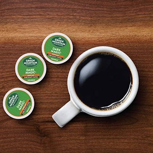Green Mountain Coffee, Dark Magic Decaf, Single-Serve Keurig K-Cup Pods, Dark Roast, 96 Count (4 Boxes of 24 Pods)