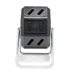 FCMP Outdoor IM2000 Tumbling Composter Canadian, Outdoor Rotating Compost Tumbler Bin, 22 Gallon