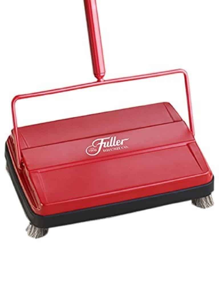 Fuller Brush 17052 Electrostatic Carpet & Floor Sweeper - 9" Cleaning Path - Lightweight, Red
