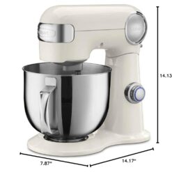 Cuisinart SM-50CRM Precision Master 5.5-Quart 12-Speed Stand Mixer, Coconut Cream