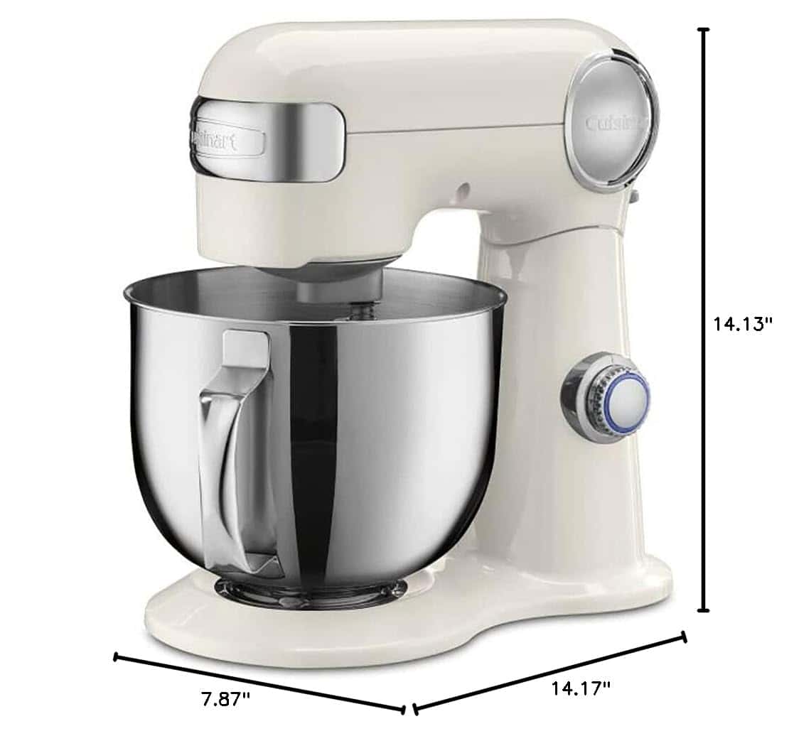 Cuisinart SM-50CRM Precision Master 5.5-Quart 12-Speed Stand Mixer, Coconut Cream