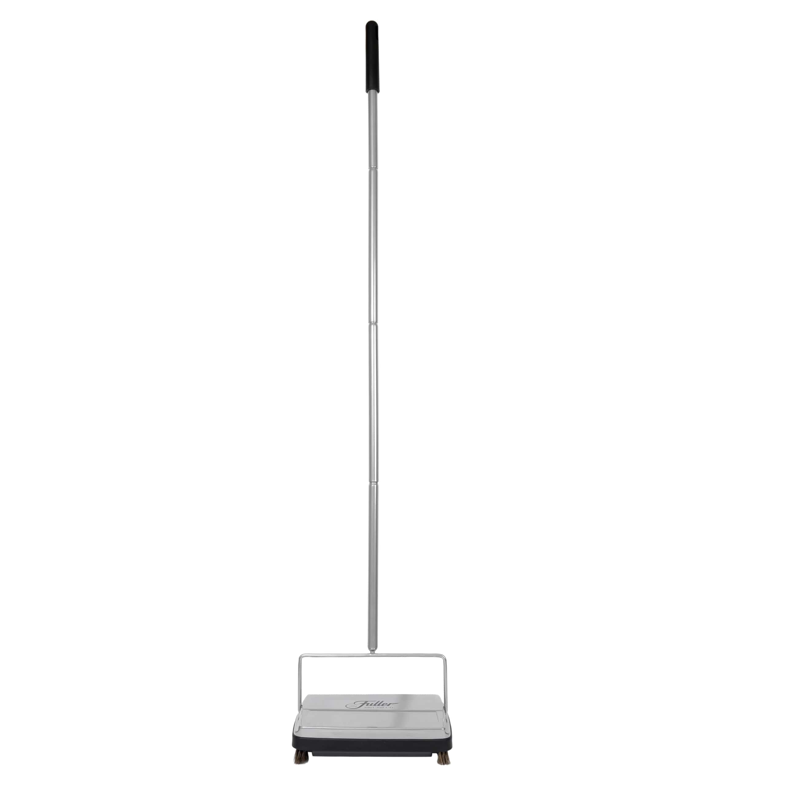 Fuller Brush 17034 Carpet & Floor Sweeper, Mini Stick Cleaner, Small & Portable, Cleans Dust Pet Hair, Electrostatic & Silent, Silver