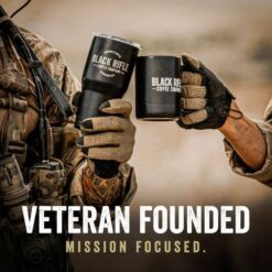 Black Rifle Coffee Company AK Espresso, Medium Roast Coffee Pods, 32 Single Serve Coffee Pods