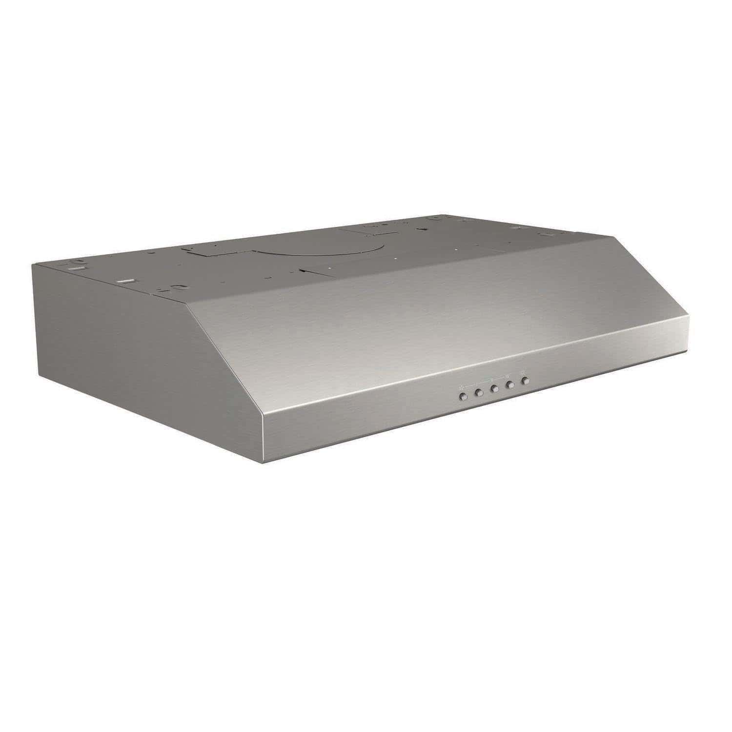 Broan-NuTone BCSQ130SS Three-Speed Glacier Under-Cabinet Range Hood with LED Lights ADA Capable, 30-Inch, Stainless Steel