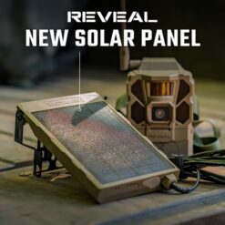 TACTACAM Reveal Solar Panel for Reveal Cellular Trail Cameras X 2.0, X 3.0, X Pro 3.0 X, Gen 1, SK, XB (Solar Panel)