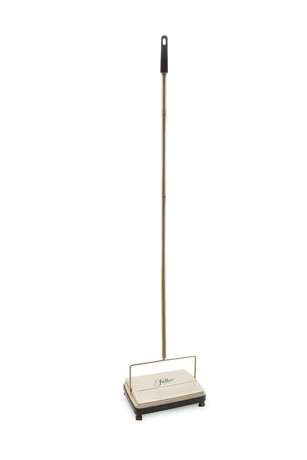 Fuller Brush Electrostatic Carpet & Floor Sweeper - 9" Cleaning Path - Lightweight - Ideal for Crumby Messes - Gold