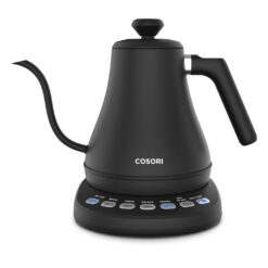 COSORI Electric Gooseneck Kettle with 5 Temperature Control Presets, Pour Over Kettle for Coffee & Tea, Hot Water Boiler, 1200W/0.8L
