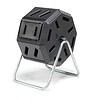 FCMP Outdoor IM2000 Tumbling Composter Canadian, Outdoor Rotating Compost Tumbler Bin, 22 Gallon