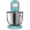 Cuisinart Stand Mixer, 12 Speed, 5.5 Quart Stainless Steel Bowl, Periwinkle Blue, SM-50BL