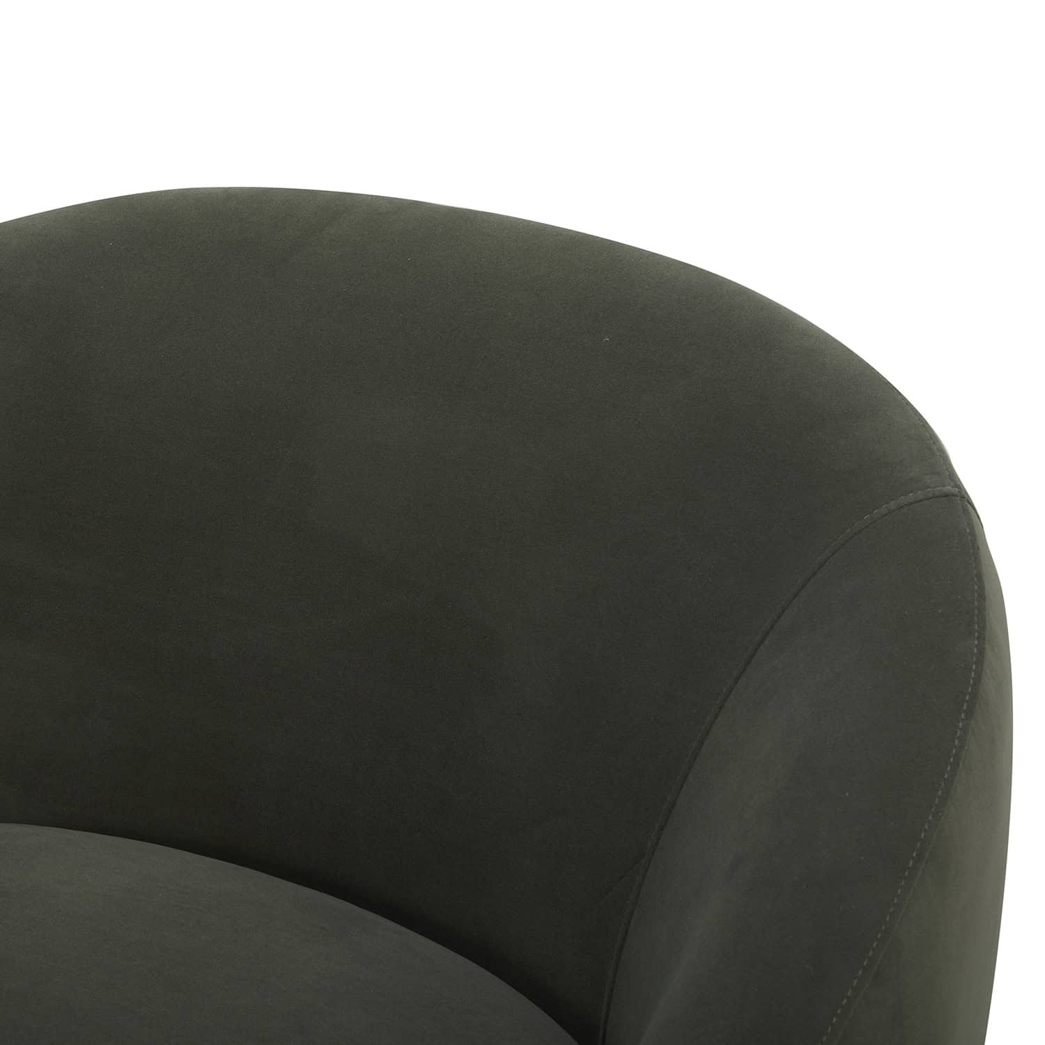 Better Homes & Gardens Mira Swivel Chair, Olive Velvet